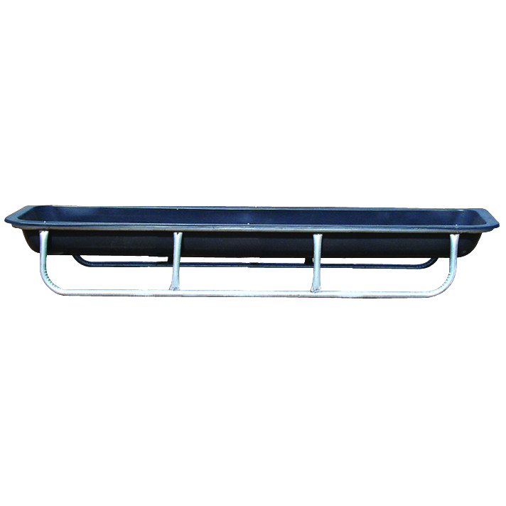 10' Galvanized Bunk Feeder w/Liner - FBFWLG