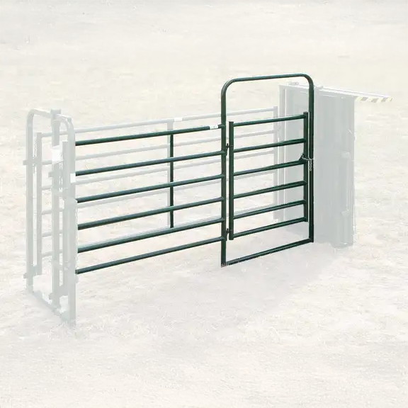 10' Unsheeted Cut-Out Panel w/ Gate