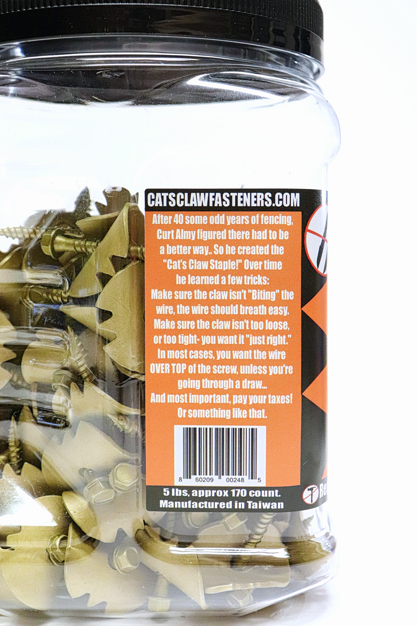 Cat’s Claw Fence Claws for Hardwoods