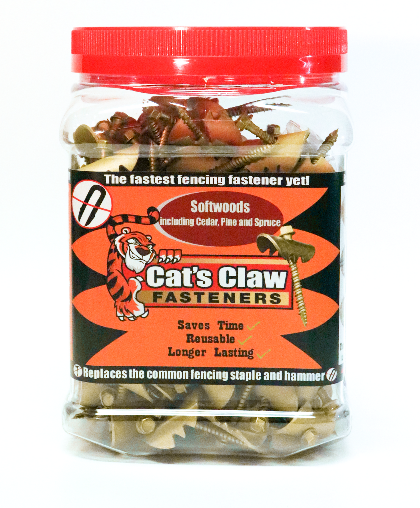 Cat’s Claw Fence Claws for Softwoods