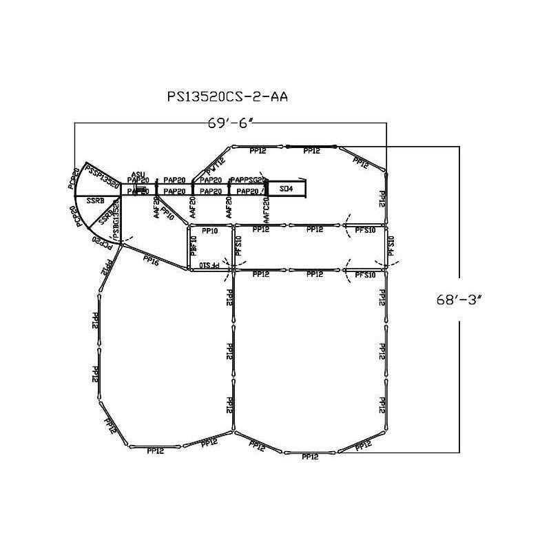 Premier Corral System for 100 Head - CS-2 -PS13520CS-2