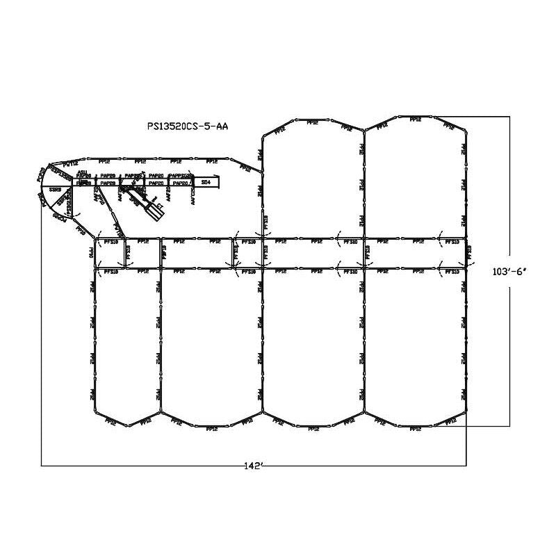 Premier Corral System for 250 Head with Calf Table - CS-5
