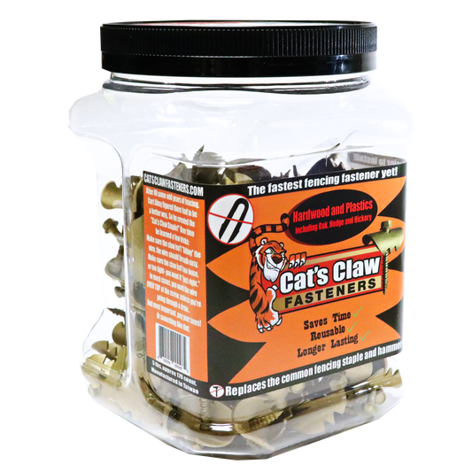 Cat’s Claw Fence Claws for Hardwoods