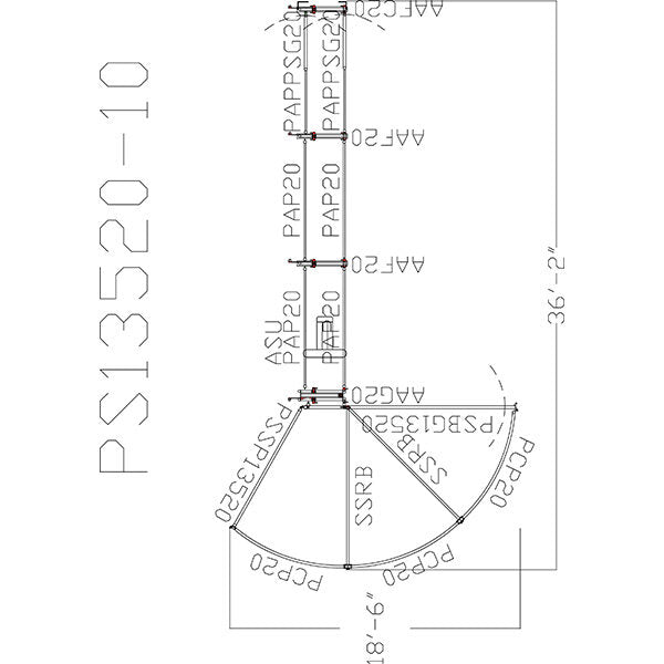 135 Degree Sweep w/ 24' Adj Alley, Gate and Preg Panels