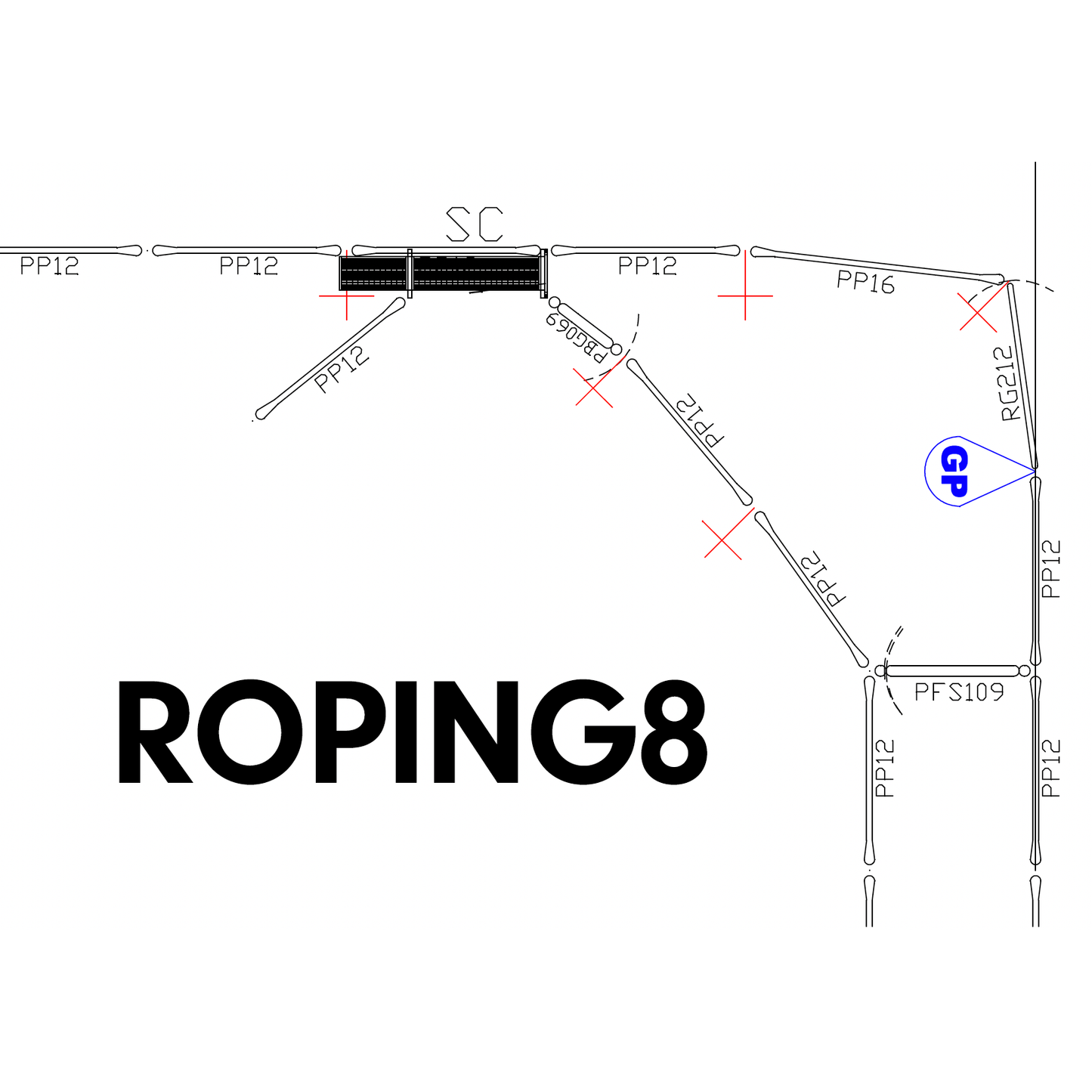 150' x 250' Roping Arena w/10' Return Alley