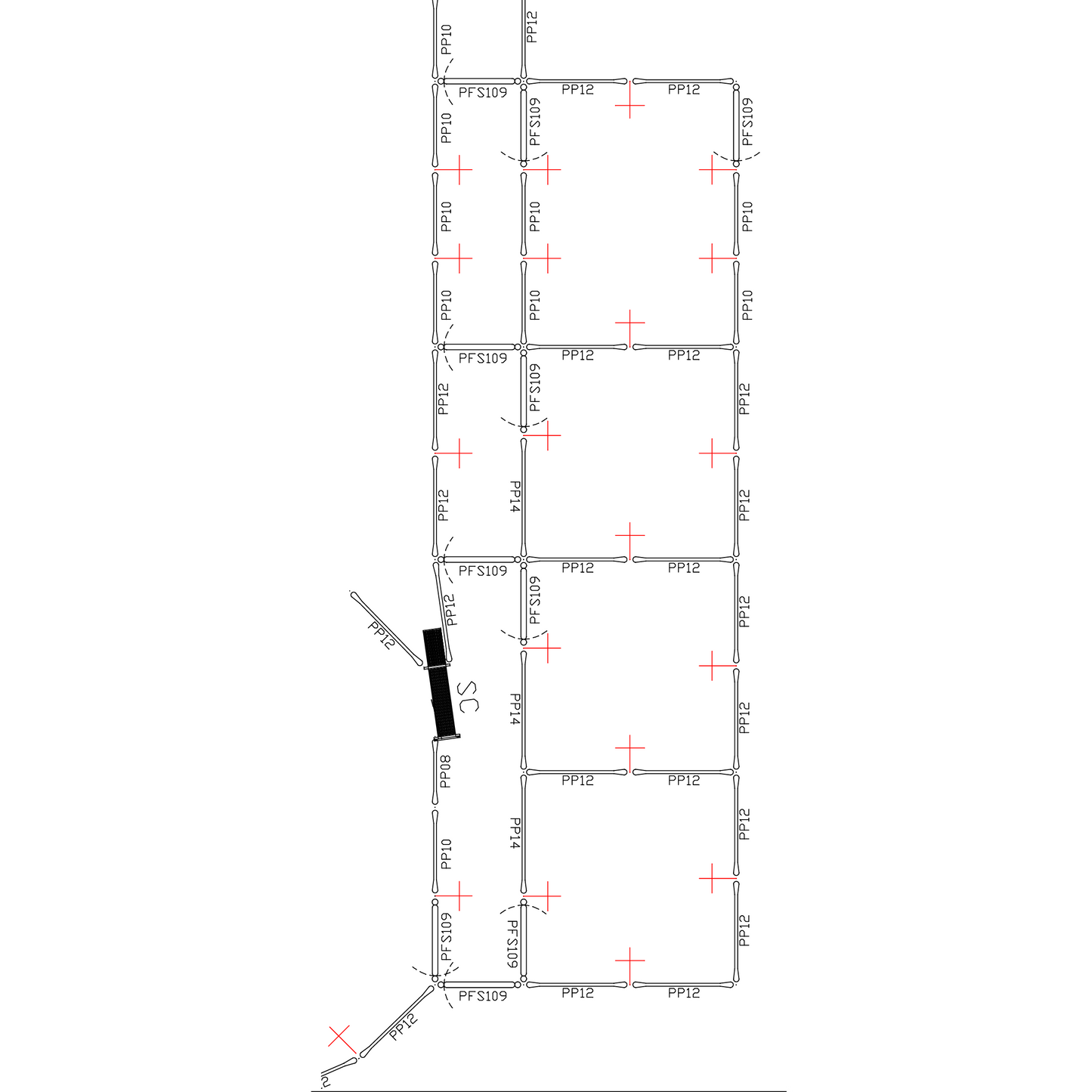 140' x 270' Combination Team/Calf Roping Arena w/Premier Panels & 10' Return Alley - ROPING11