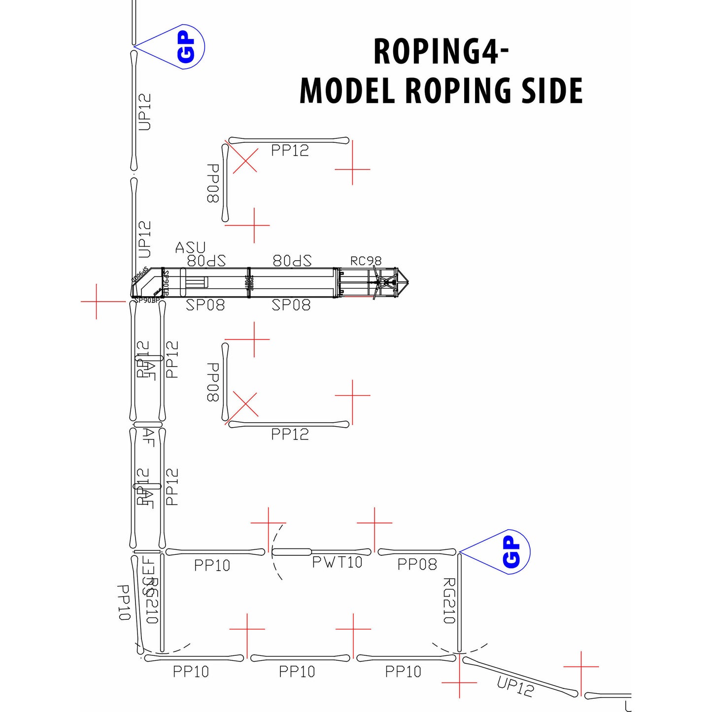 150' x 250' Basic Roping Arena