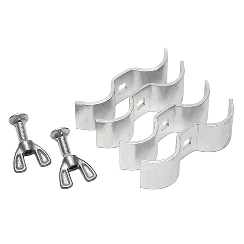 Ruff Guard Kennel Galvanized Butterfly Clamps (2 pr)