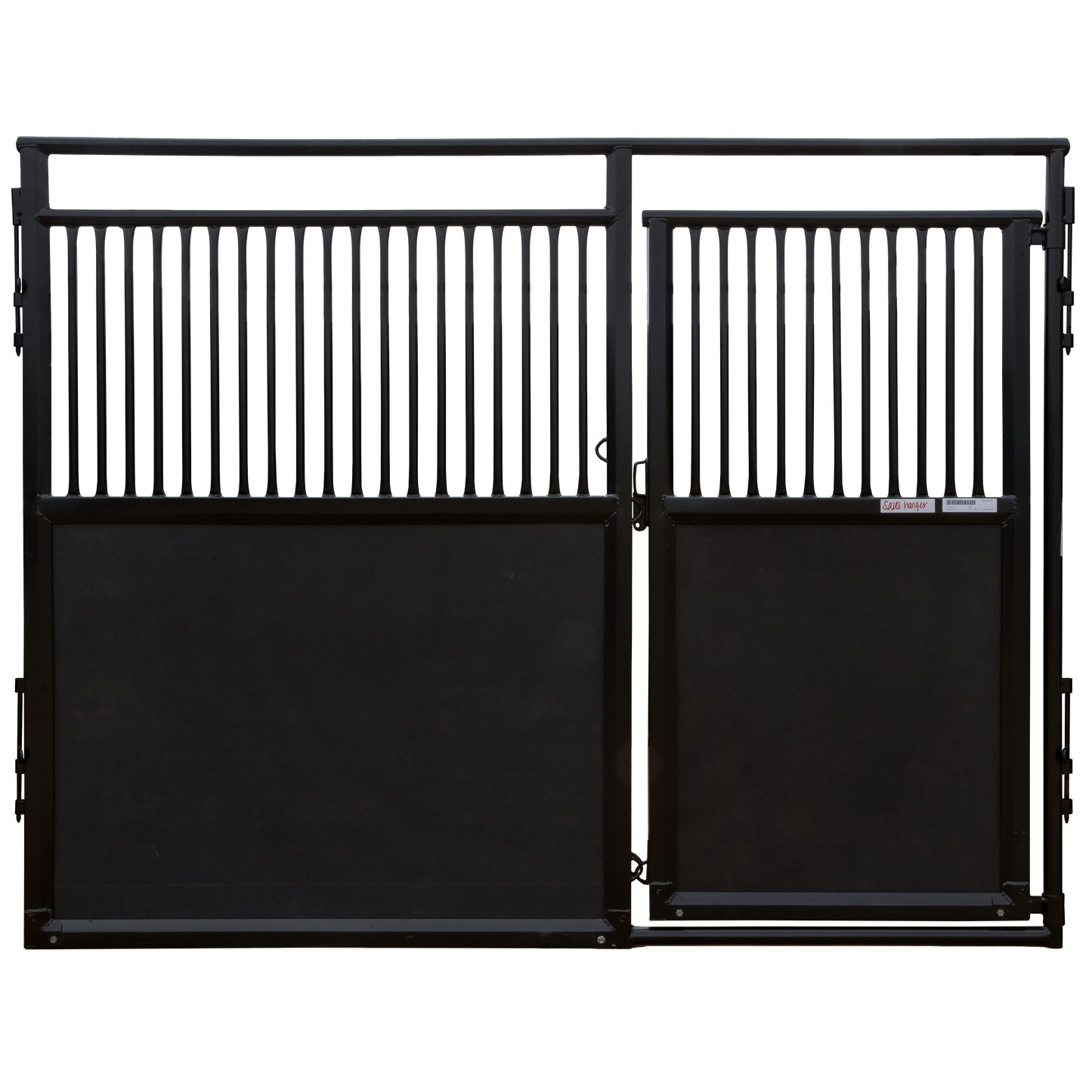 10' Expo Stall Front - Vertical Bar Top
