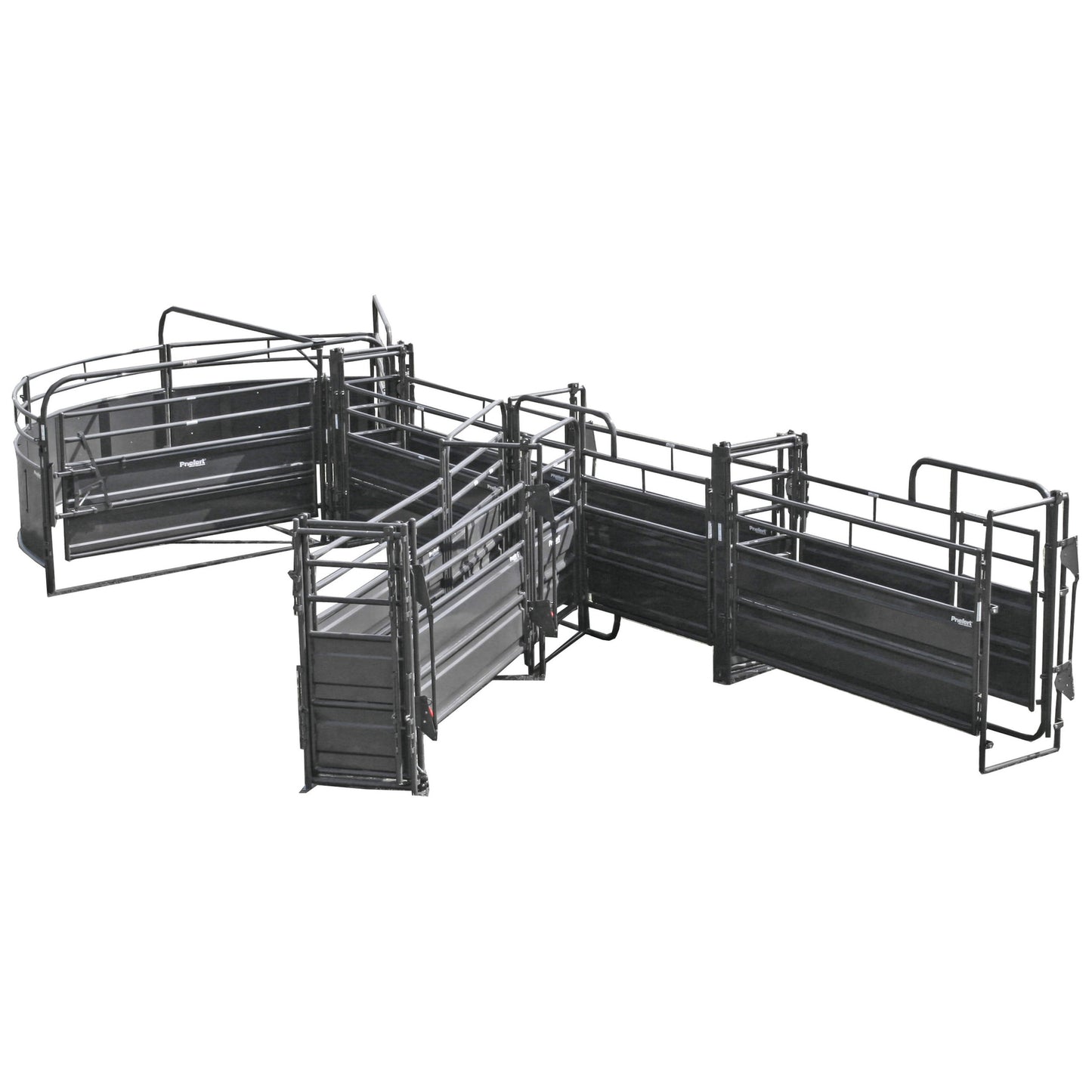 Solid Sweep w/30' Adj. Alley, Sorting Alley, Preg Panels, Blocking Gates and 8' Sorting Gate - SS-12