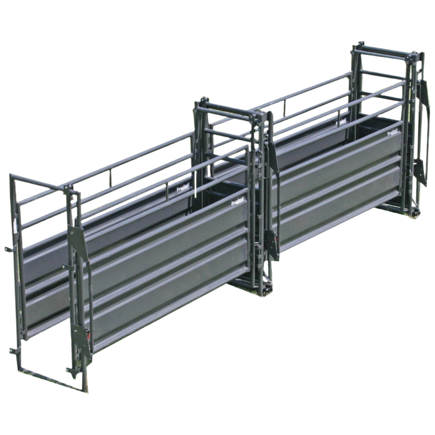 20' Sheeted Adj. Alley w/Alley Gate & Preg Panels - SS-6