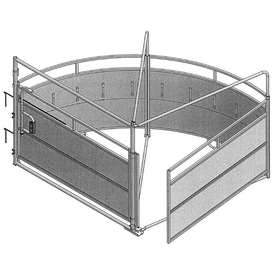 System 2000 16' Single Gate Center Feed Tub