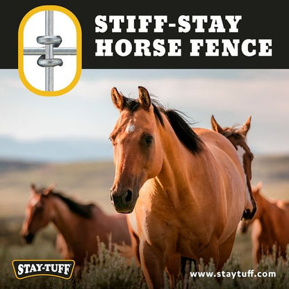 Stiff-Stay Horse Fence (Non-Climb)
