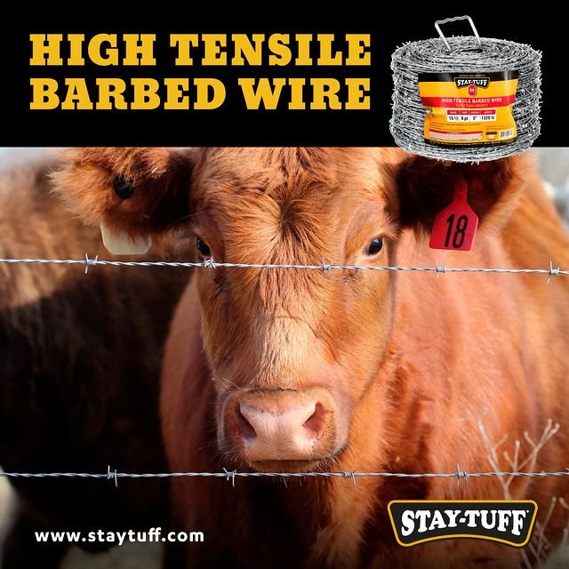 Stay-Tuff Barbed Wire - High Tensile Wire – farmranchstore.com