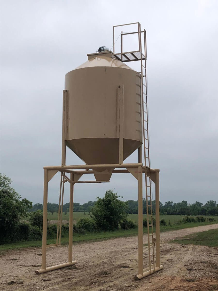 Overhead Round Feed Bin