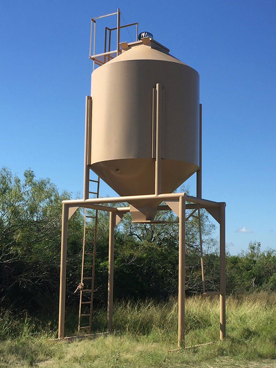 Overhead Round Feed Bin
