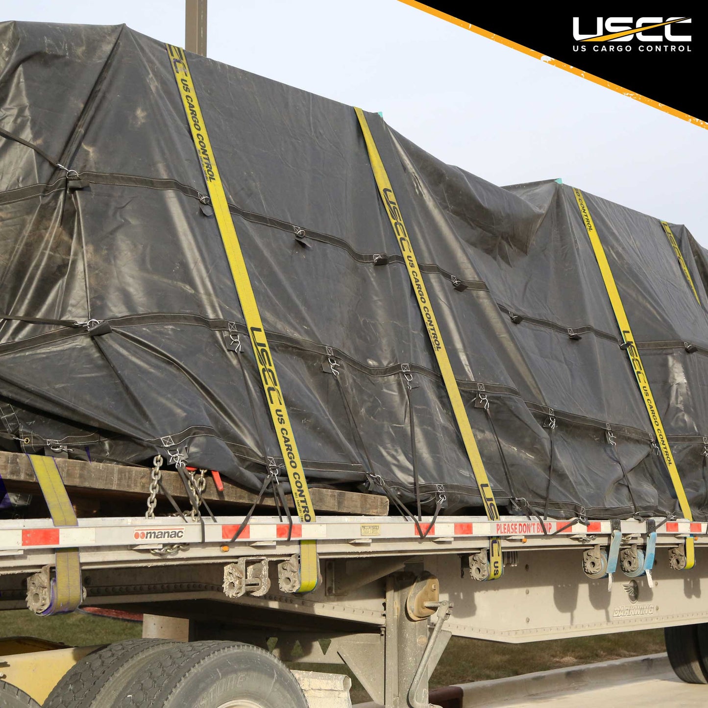 4" x 30' Winch Strap with Flat Hook | Yellow