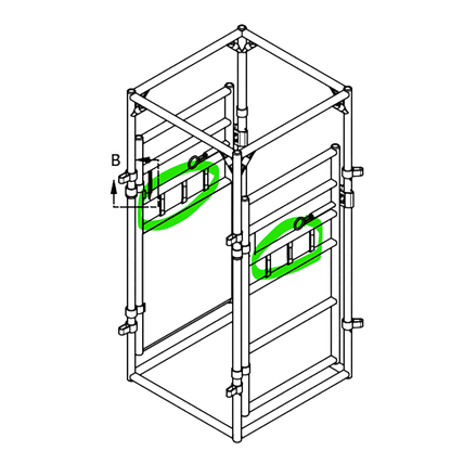 Non-Adjustable Palpation Cage - Hi-Hog