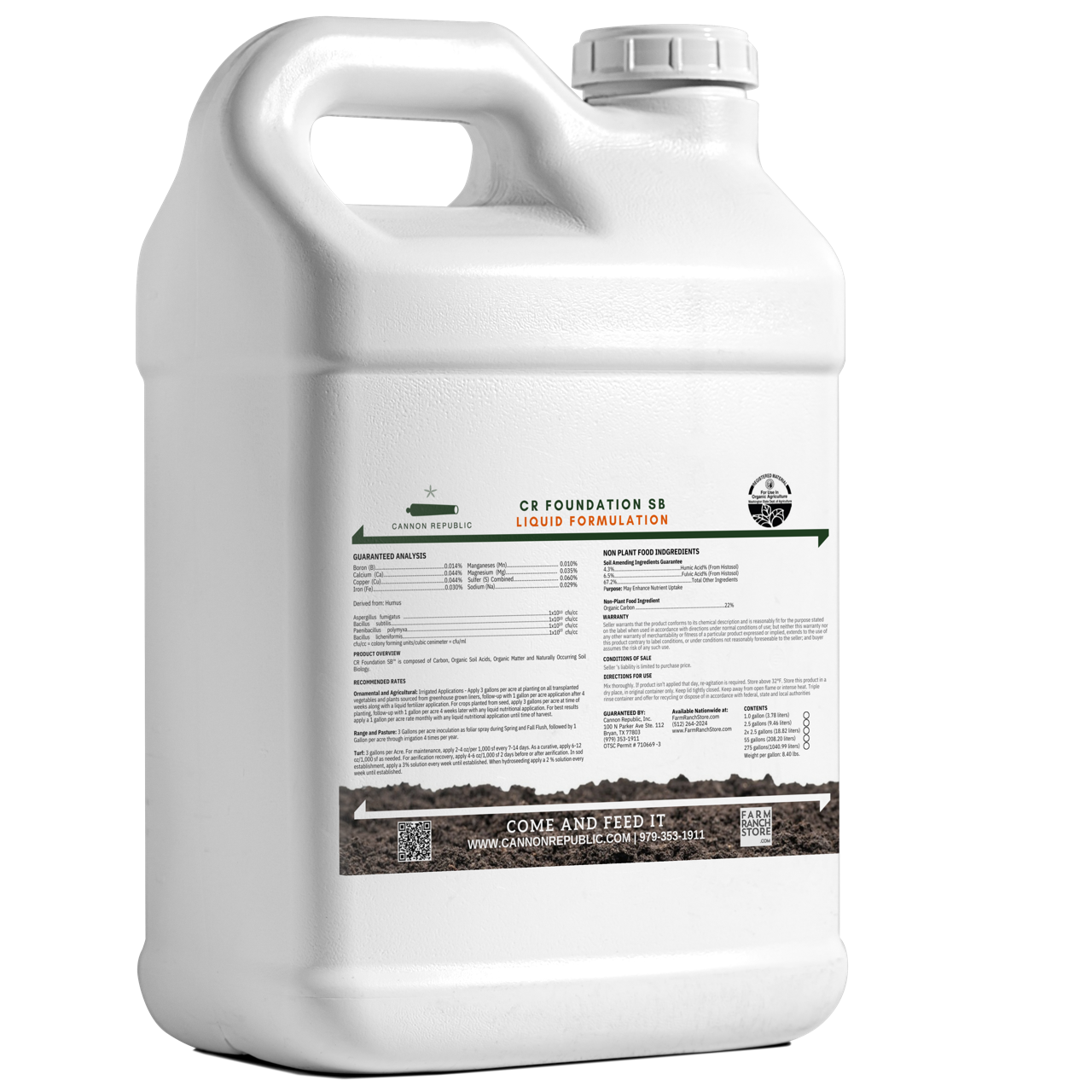 Cannon Republic Foundation Soil Biology