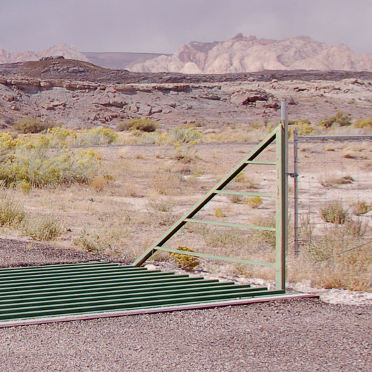 Cattle Guard End Wing Post Set