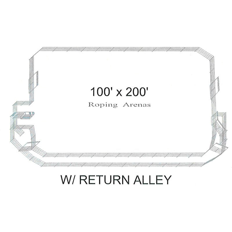 WW - Chaparral Roping Arena 100' x 200' x 6' Tall