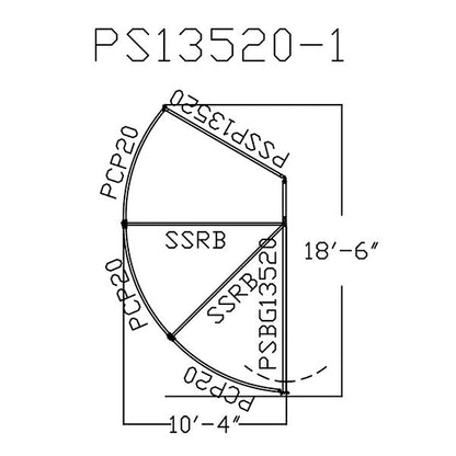 135 Degree Premier Open Sweep - 20 Model