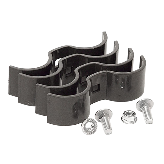 Painted Butterfly Clamps for 2" Tubing (2 pr)
