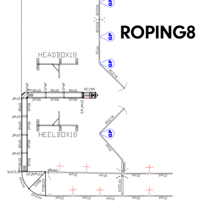 150' x 250' Roping Arena w/10' Return Alley