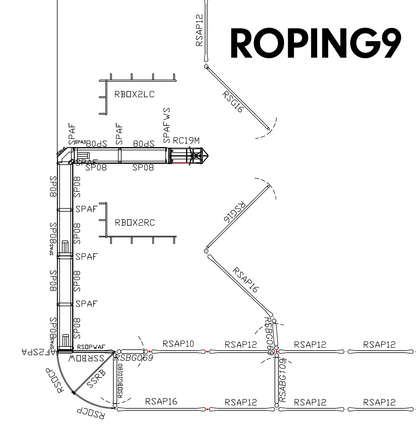 150' x 250' Roping Arena w/10' Return Alley
