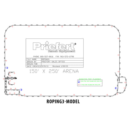 150' x 250' Basic Roping Arena