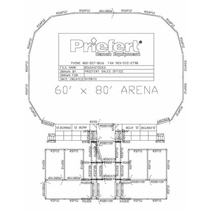 Roughstock Arena with 4 Bucking Chutes, Holding Pens & Practice Pen - ROUGHSTOCK3
