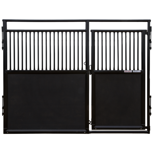 10' Expo Stall Front - Vertical Bar Top