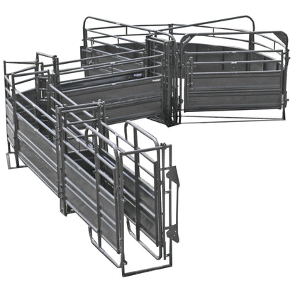 Solid Sweep w/34' Adj. Alley, 90 Deg. Turn, Preg Panels, Blocking Gates and 8' Sorting Gate - SS-11