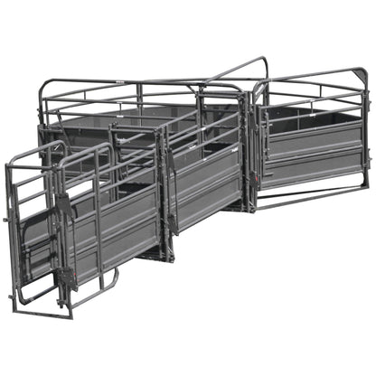 Solid Sweep w/20' Adj. Alley, Preg Panels, Blocking Gates and 8' Sorting Gate - SS-13