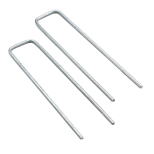 metal staple in the shape of a U