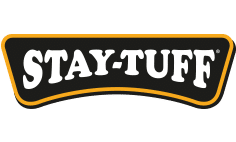Stay-Tuff logo on a black background