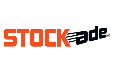 Logo of STOCKade on a white background