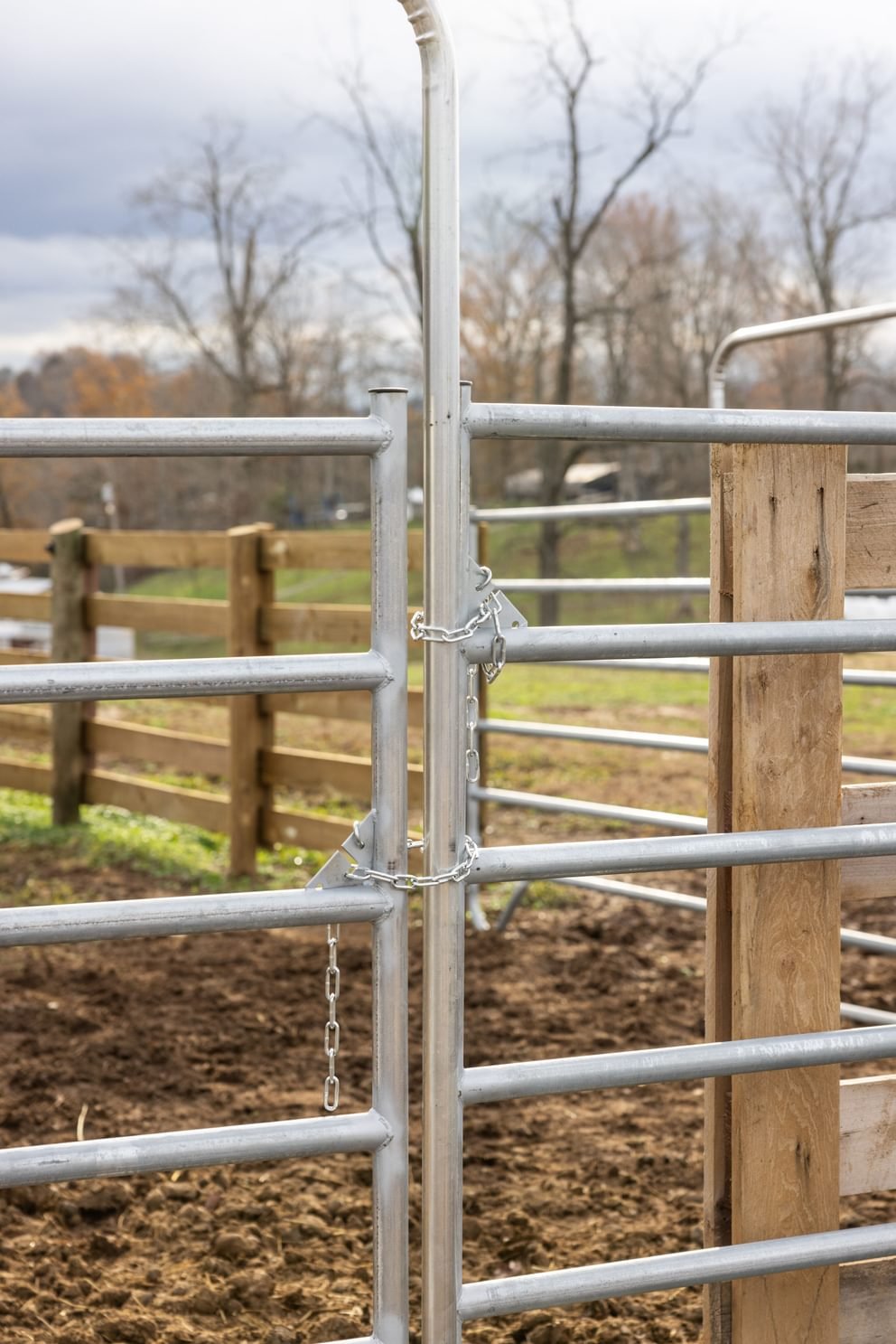 Horse Country Corral Panels - Chain Connection