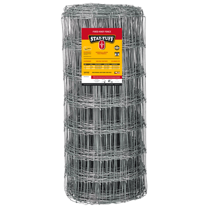 Roll of Stay-Tuff wire fence on a white background