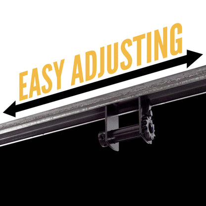 4" Storable Sliding Truck Tie Down Winch (Bottom Mount)